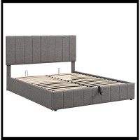 Latitude Run® Ayrabella Upholstered Panel Storage Bed