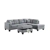 Benjara 5 - Piece Upholstered Sectional