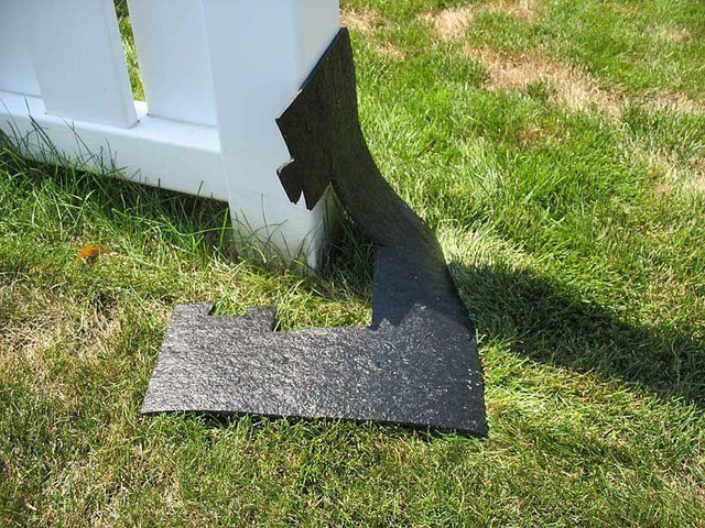 Weedseal® Fence and Border Guard & PreCut Post Protectors with Slit Guard 1/4 THICK! in Decks & Fences - Image 2