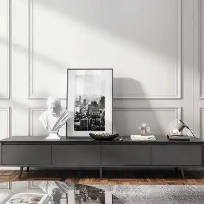 George Oliver TV Stand with 4 Drawers Media Console for TVs Up to 70"