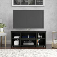Ebern Designs TV Stand For Tvs Up To 50", Black Oak