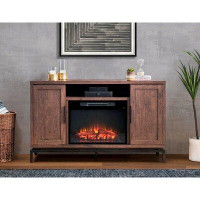 Gracie Oaks Grazian TV Stand for TVs up to 65" with Electric FireplaceIncluded