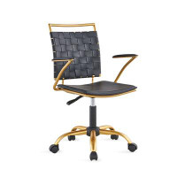 WONERD 33.46" Solid back Office chair