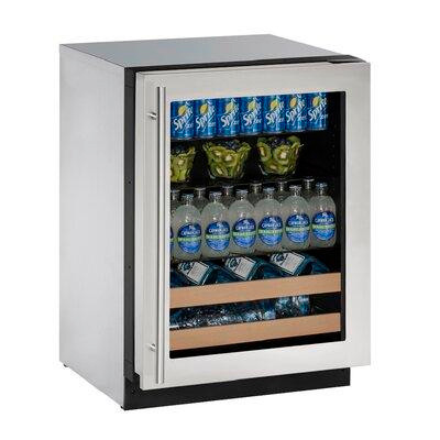 U-Line 2000 Series 123 Can 23.63" Convertible Beverage Refrigerator in Refrigerators