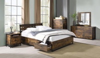 Black Friday Special - Acme Furniture - Juvanth 5 Piece Set - 24260Q Queen Bed With Storage, Dresser, Chest, Night Stand