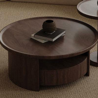LORENZO Italian minimalist creative round coffee table