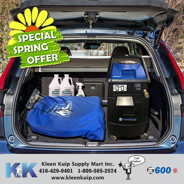 Carpet and Upholstery Cleaning Machines, Auto Interior Detailing, Cleaning Solutions, Special Spring Offer! in Other in Ontario