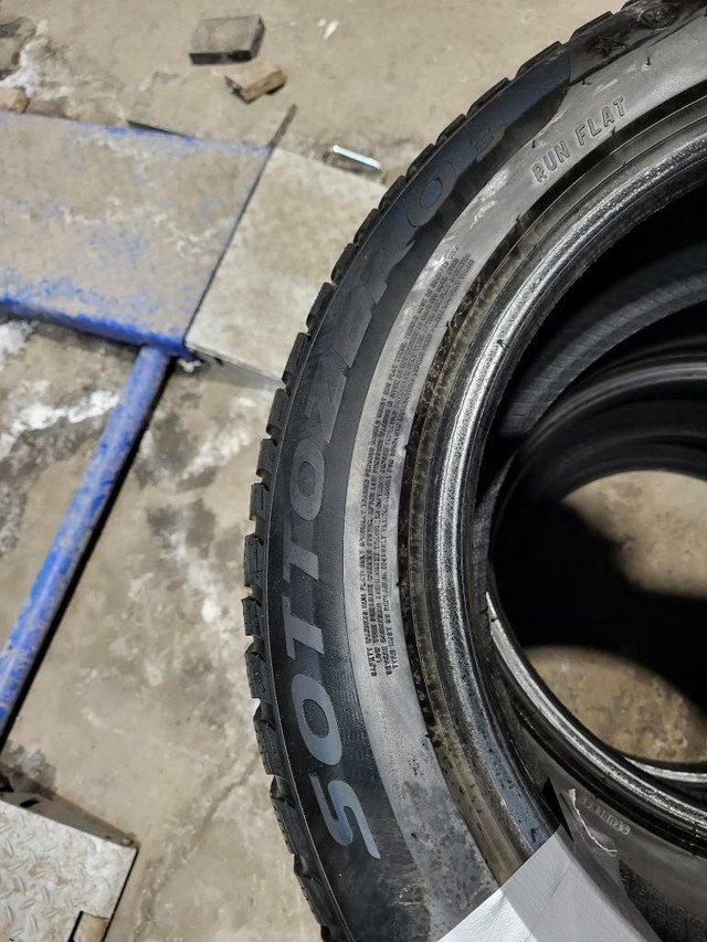 225/55/17 4 pneus hiver pirelli RUNFLAT in Tires & Rims in Greater Montréal - Image 2