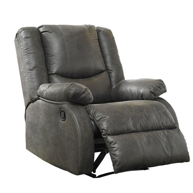 Bladewood Leather Look Recliner with Wall Recline (6030629) in Beds & Mattresses - Image 4