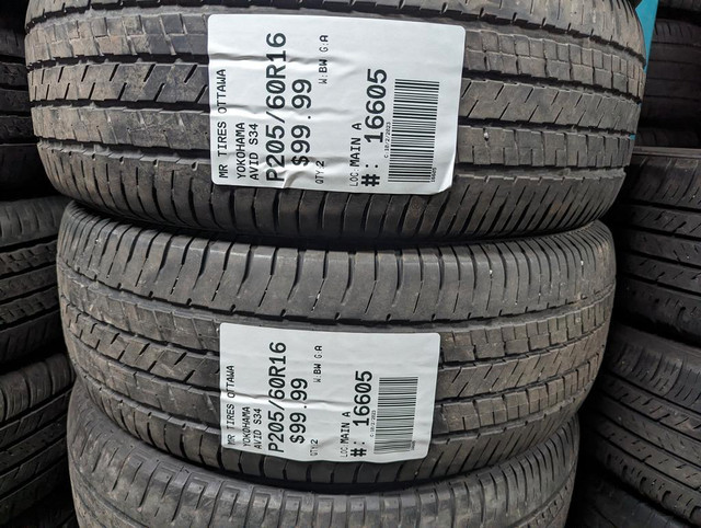 P205/60R16 205/60/16  YOKOHAMA AVID S34 ( all season summer tires ) TAG # 16605 in Tires & Rims in Ottawa
