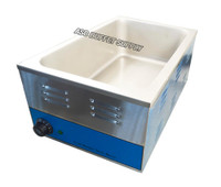 Used 110V 1200W Commercial Stainless Steel Electric Countertop Food Warmer 190519