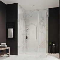Ove Decors OVE Decors Endless TP0253301 Tampa-Pro, Corner Frameless Hinge Shower Door, 43 7/8 In. W X 72 In. H, In Oil R