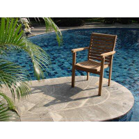 Rosecliff Heights Douberly Stacking Teak Patio Dining Chair