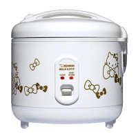 Zojirushi Zojirushi X Hello Kitty NS-RPC10KTWA 5.5 Cup Automatic Rice Cooker & Warmer, White