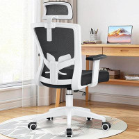 Hokku Designs Office Chair Ergonomic Desk Chair High Back Computer Chair Swivel Mesh Task Chair With Adjustable Lumbar S