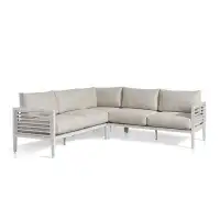 Joss & Main Lancaster Patio Sectional with Cushions