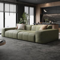 Lilac Garden Tools 102.36" Green 100% Polyester Modular Sofa cushion couch