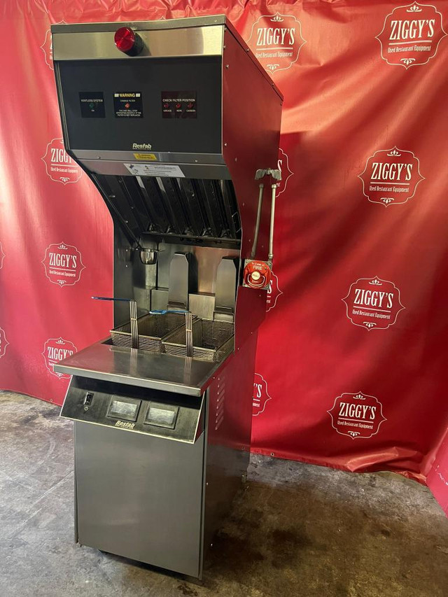 $35k Electric 85lb Commercial RESFAB MB-85ATV Ventless Autolift Fryer For only $15,995 ! can ship anywhere in Canada US in Industrial Kitchen Supplies