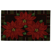The Holiday Aisle® Bryson Black/Red Area Rug