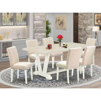Winston Porter Connoquenessing Rubberwood Solid Wood Dining Set