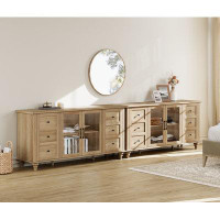 Alcott Hill 116'' TV Stand Entertainment Centre Console Centre Table  For Living Room, Bedroom