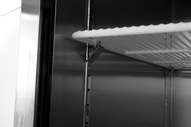 Atosa MBF8501GR 27 Inch  Reach In Freezer – 1 Door – Bottom Mount Compressor Exterior &amp; interior stainless steel in Other Business & Industrial in Ontario - Image 4