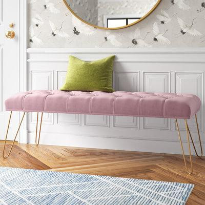 Etta Avenue™ Romilda Upholstered Bench in Couches & Futons