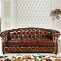 Darby Home Co Vintage Industrial Style Sofa