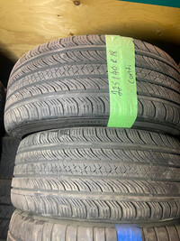 USED PAIR 225/40R18 CONTINENTAL PROCONTACT A/S 85% TREAD @YORKREGIONTIRE