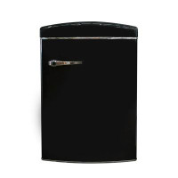 Equator Conserv 3.2 cu. ft. Retro Convertible Refrigerator-Freezer Frost Free in Black
