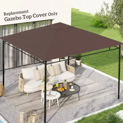 Replacement Canopy Top 9.8' x 9.7' Coffee