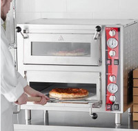 Double deck electric pizza/bakery oven