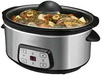 BLACK AND DECKER SLOW COOKER -- MAKE DELICIOUS MEALS FOR 7 PEOPLE -- big box store price $119 - OUR PRICE ONLY $39.95