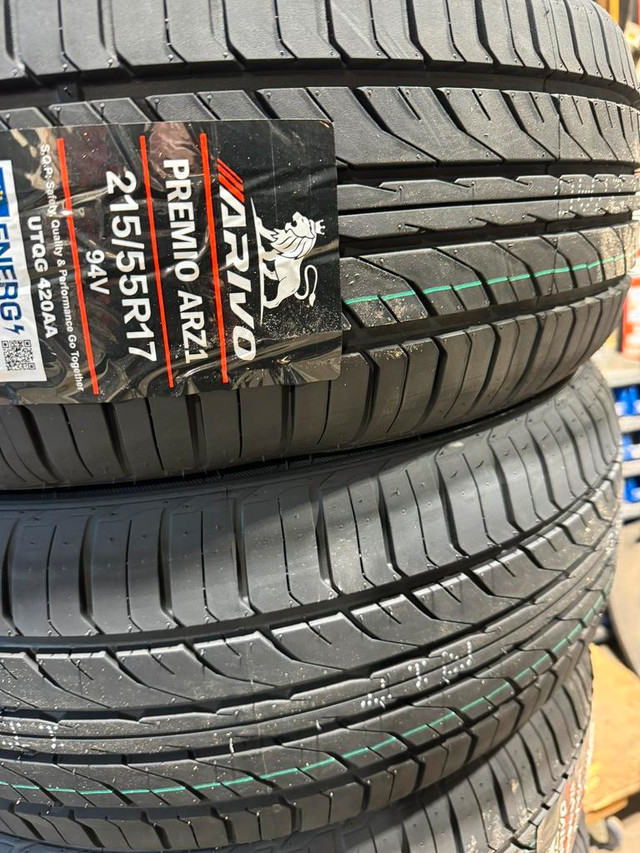 215/55R17 NEW SET ALL SEASON TIRES ARIVO 215/55/17 TIRE 215 55 17 in Tires & Rims in Kitchener Area