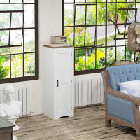 Winston Porter Farmhouse Storage Cabinet with Adjustable Shelf for Living Room