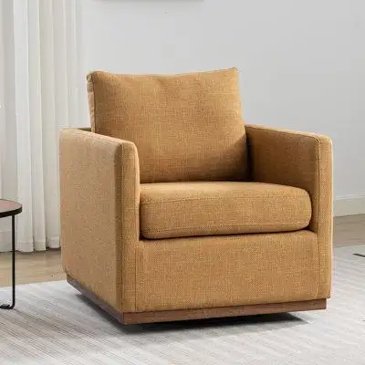 Latitude Run® Mid Century Modern Swivel Accent Chair Armchair for Living Room