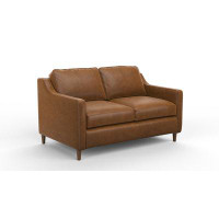Leather Creations Sorrento 55" Wide Upholstered Loveseat