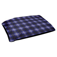 East Urban Home Baltimore Football Luxury Plaid Outdoor Dog Bed