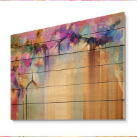 Winston Porter Colorfull Abstract Pink Spring Flowers III - Graphic Art on