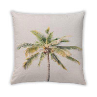 East Urban Home Plants Palm Tree 5 Throw Pillow