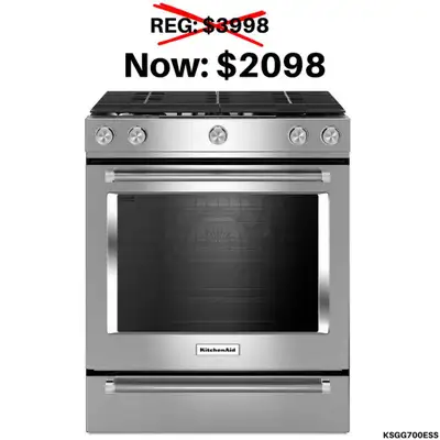KitchenAid KSGG700ESS Range on Sale!!