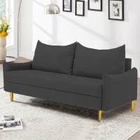 Latitude Run® Elnara Twin 66.9'' Fabric Loveseat Couches for Small Space, Living Room, Apartment