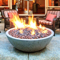 One Stop Outdoor Concrete Natural Gas Outdoor Fire Pit