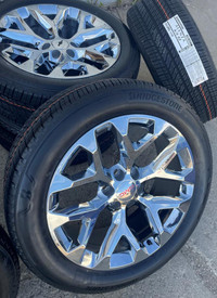 2023 GMC yukon / Chevy Tahoe 22 chrome rims and tires