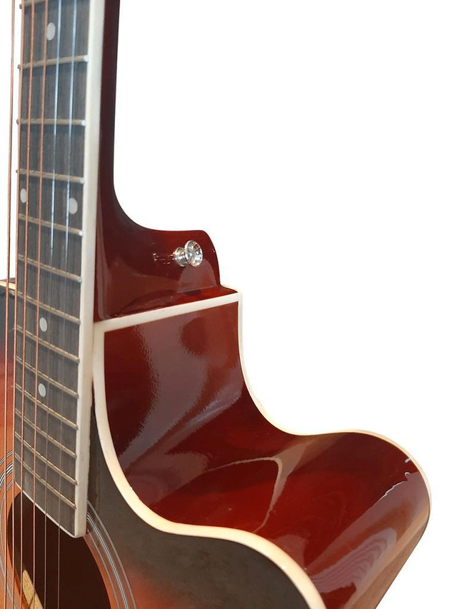 Acoustic Guitar for beginners, Students 40 inch Full Size Sunburst SPS379 in Guitars - Image 4