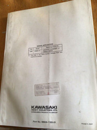 1995 Kawasaki Vulcan 800 VN800 Service Manual