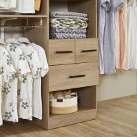 Latitude Run® Natural Wood Closet System