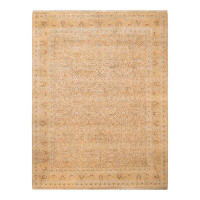 Isabelline Tyionna Mogul One-of-a-Kind Traditional Hand-Knotted Tan/Brown Area Rug 7'10" x 10'2"