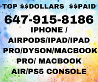 INSTANT CASH-We buy all Apple ipad , MacBook ,Dyson  iPhone 15PRO/PRO MAX CASH ON SPOT