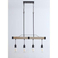 AIWEN 4 - Light Kitchen Island Bulb Pendant with No Secondary Or Accent Material Accents